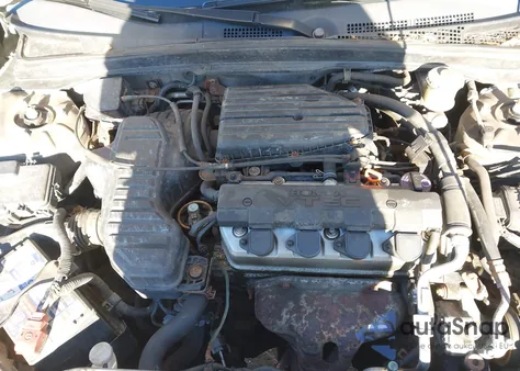 2002 Honda Civic Ex from USA, damaged, VIN 2HGES26892H588201